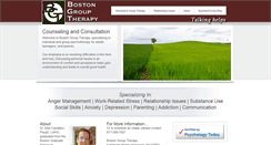 Desktop Screenshot of bostongrouptherapy.com